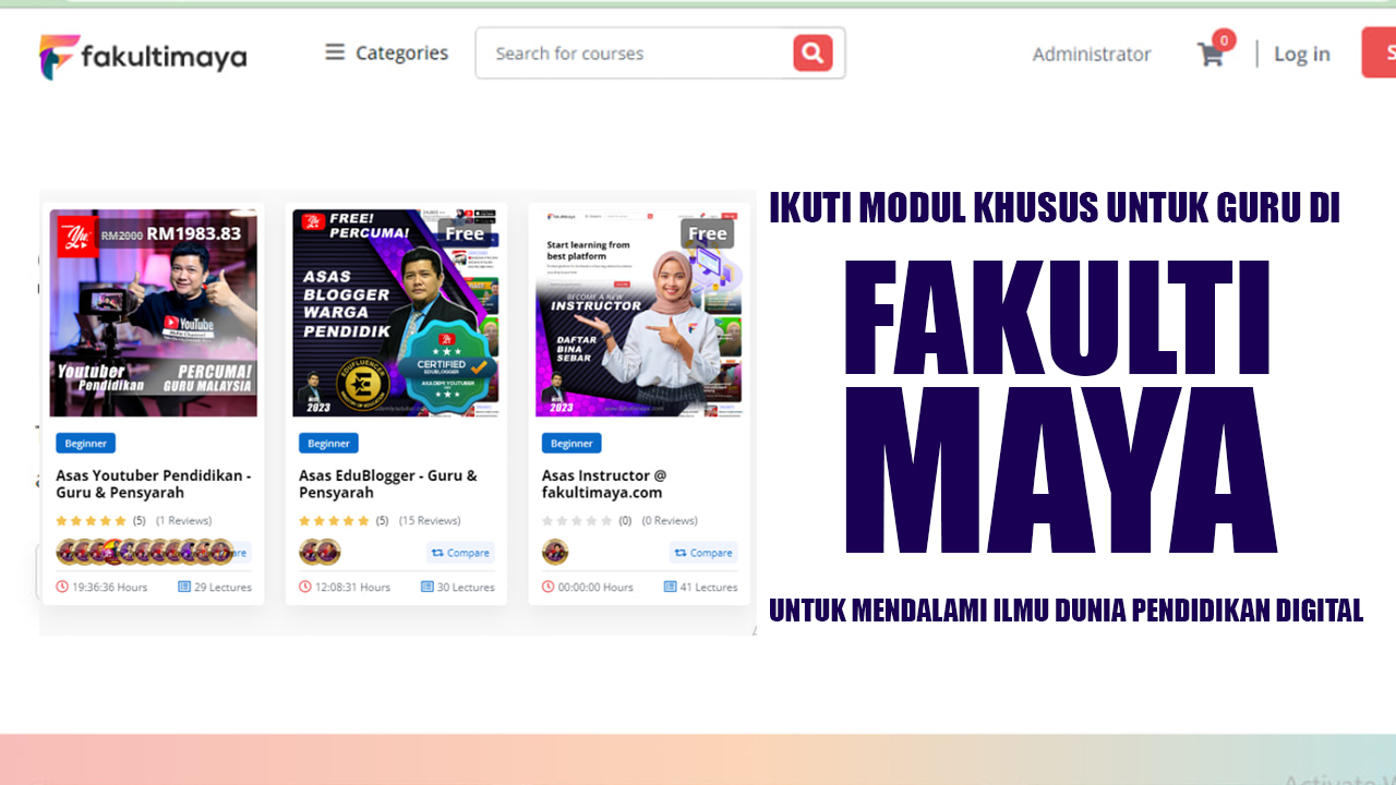 FakultiMaya kini tersanarai dalam SPLKPM sebagai portal e-pembelajaran.